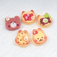 10/100PCS Resin Accessories Cute Rabbit Cake Bake Cat Scrapbooking Patch Craft DIY Children Hairwear Handmade Decoration Cup