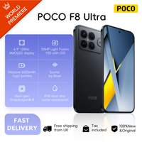 Xiaomi POCO F8 Ultra 5G, 16+512GB Global Version, Dual eSIM 6.9" 120Hz Eye-care AMOLED Display 3nm Snapdragon® 8 Elite Gen5 Mobile Platform 50MP 6500mAh 100W NFC