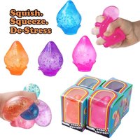Needoh Dream Drop Squishy Glitter Maltose Water Drop Slow Rebound Sensory Vent Ball Stress Relief Hand Fidget Toy For Office