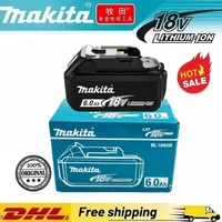 Original Makita BL1850B 18V 6000mAh Lithium Ion Battery LXT Replacement Rechargeable Long Runtime LED Fast Charge Workshop Pro