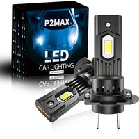 1Pcs/2Pcs/4Pcs High Penetration H7 LED Fog Light Bulbs 6000LM 6000K Anti Flicker Noiseless Fan For Auto Vehicle