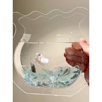 Acrylic Lacape Stones Aquarium Decorations Transparent Home Decoration Fi Pond Small Aquarium Sand Bot Decorative Pieces