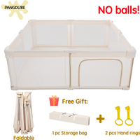 PANGDUBE New Arrival Foldable Baby Playpen Portable Fence Baby Activity Playground 150×180×70cm,180×200×70cm Dry Ball Pool Pit