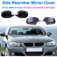 High Quality Side Rearview Mirror Cover Wing Mirror Caps Fit For BMW E90 E91 Lci 2009 2010 2011 2012 Car Accessories 51167135098