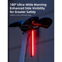 AliExpress ESLNF 7-Color Adjustable Bicycle Taillight Type-C Rechargeable Long Battery Life Waterproof Bicycle Warning Rear Light 2026 New