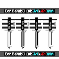Hotend For Bambu Lab A1 mini Assembly Hotend Kit 0.2 0.4 0.6 0.8MM Replaceable Nozzle For 3D printer Bamboo Lab A1/A1 mini