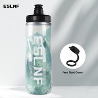 AliExpress ESLNF Insulated Keep Cold Cycling Water Bottle 610ML Big Capacity Road Bicycle Bottle Squeeze MTB Bottle Sports Drinking Bottle