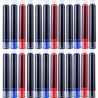 50Pcs Large Capacity Practise Calligraphy Universal Black Blue Fountain Pen Ink Sac Erasable Student Writing Office Stationery