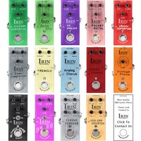 IRIN pédale d'effets de guitare électrique Overdrive Vintage/Distorsion de croché/retard analogique/Rêve américaine/Cœur classique/Pedal d'entraînement ultime