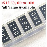 100pcs 2512 0R ~ 10M SMD Chip Resistor 10K Ohm 5% 10R 100R 220R 330R 470R 1K 2.2K 10K 100K 0R 1R 0.2/3/4/5/6/7/8/9/1/K/R 180R.