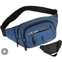 Female Male Waist Waterproof Fanny Pack For Men Women Bag Hip Belt Bum Belly Cross Body Shoulder Crossbody Handbag Husband Pouch