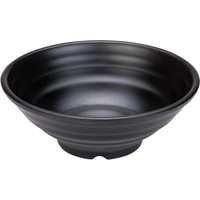 Large Striped Bowl Large Caliber And Capacity High Temperature Resistance Fas Hionable Style And Durability Black