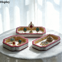Royal Oriental Palace Jewelry Set, Luxury Display Tray & Organizer for Jade Bracelet Collectibles, Elegant Eid Gift