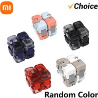 Xiaomi Mitu Spinner Colorful Building Blocks Finger Fidget Decompression Toy Puzzle Assembling Cube Finger Spinner Toy Random CN