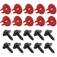 20pcs Engine Undertray Cover Clips Screws Bottom Cover Shield Guard For Ford Focus II 2004 - 2011 For Volvo S40 V50 C30 S60 S80