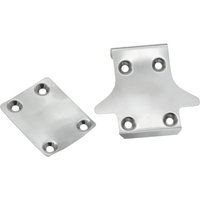 Stainless Steel Front and Rear Chassis Armor Protector for Kyosho MP11 11E To-235-220 RC Car Upgrade Parts