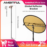 Reflector Disc Arm Support Adjustable Direction Studio Bracket Swivel Head Reflector Holder Clip For Photo Background Tripod