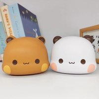 Cute Bubu Dudu Squeeze Stress Toy Kawaii Cartoon Shape Panda Stress Relief Toys Quick Rebound Doll Christmas /birthday Gift