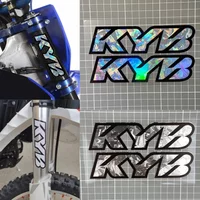 2Pcs Grunge Texture Reflective Vinyl Decals Waterproof Stickers for Motorcycle & Bike Decor