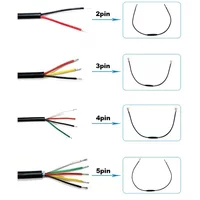 AliExpress NONE M6 2/3/4/5 Pin Core 6mm Male Female Julet Electric Ebike Butt Plug Connector Cable Signal Sensor Waterproof Scooter Wire