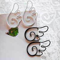 15Pcs Cute Angel Wing Paper Clips Metal Bookmarks Aesthetic Stationery Gifts for Office School Students Document Organizer