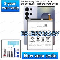 100% New High Quanlity EB-BS938ABY Battery For Samsung Galaxy S25 ULTRA/SM-S938B Replacement Batteries batteria+Free tools