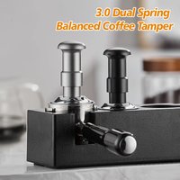 OANKR 51mm 58mm Espresso Tamper Premium Calibrated 30lb Spring Loaded Stainless Steel Tamper for Barista Home Coffee Accessories