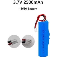 1-10PCS 3.7V 18650 2500mah Rechargeable Lithium Battery LED Light Bluetooth Speaker,Shavers,Hair Clippers Batera PH2.0-2P Plug