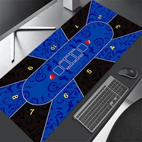 Texas Hold'em Tischunterlage, tragbar, Gummischaum, Pokertisch, Mauspad, Tastatur, Büro, Gaming, Tischunterlage, Glücksspiel, Spieler, Spiel-Layout