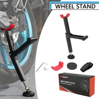 Motorcycle Paddock Stand Wheel Stand Lift Portable Handle Single Sided Front Rear Support Foldable Universal Tire Repairing Too