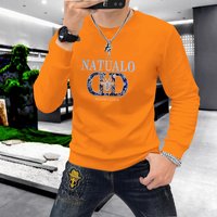 Men's New Sweatshirt Fashionable Hot Diamond Printing Male Hoodies Premium Quality Cotton Top Casual Pullover Stylish Clothing