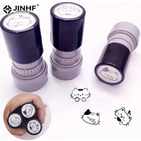 Cute Cartoon Black Kitten Stamp Lovely Shape Journal Stamps DIY Scrapbooking Decoration Collage Signets For Your Choice