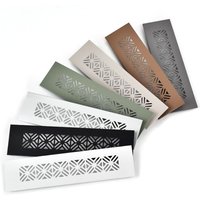 50/80 cm breite rechteckige Aluminiumlegierung, Lüftungsschlitze, Lüftungsgitter, Abdeckung, Türen, Schrank, Kleiderschrank, atmungsaktives Netz, Lüft