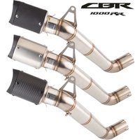 Motorcycle muffler For HONDA CBR1000RR CBR 1000R 2008-2016 Motorcycle 60mm Exhaust with Middle Link Pipe cbr1000rr exhuast