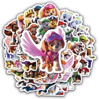 85Pcs Paw Patrol Cartoon Doggies Anime Figure Stickers Set Waterproof No-Residue Ideal Toy Gifts for Cups Luggage