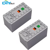 DIYmall 88000 AAA Battery Box MOC Technical Parts Power Functions for Robot Car/Train Models Compatible with