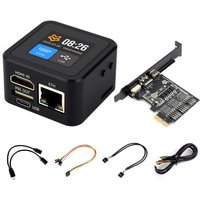 Waveshare Luckfox PicoKVM Lightweight IP KVM Remote Management Tool for HDMI Video Input And HID Signal Output