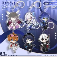 6.3CM Genshin Impact Character Keychain Decoration Skirk Wanderer Columbina Flins Figure Pendant Anime Cosplay Backpack Charm