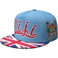 Fiji Baseball Caps Custom Name Team Logo Flat brimmed Hat Fji Country Matanitu Tugalala O Viti Travel Nation Flag Headgear