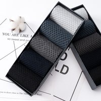 5 PCS Men's Cotton Socks New Style Black Business Deodorant Breatheable Man Long Short Solid Color Sock for Male Sock Plus Size