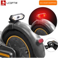 Turn Signal Light for Ninebot Max G30 Electric Scooter Wireless Remote Control USB Rechargeable Rear warning LED TailLights