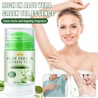 Aloe Vera Green Tea Deodorant Stick 72 Hours Long Lasting Freshness Odor Control Body Fragrance Stick For Armpit Neck 40g