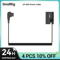 SmallRig DT-E6P Power Cable for Canon LP-E6P Battery Continuous Power Supply for Video Recording for Canon R5 / R6 / R5C / R7