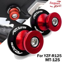 Swingarm Spools Slider For YAMAHA MT125 YZF-R125 MT-125 YZFR125 R125 2014-2023 Motorcycle Accessories CNC Stand Screws 6M