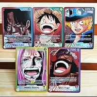 ONE PIECE OPCG OP13 HoloFoil Manga Card Luffy/Ace/Sabo/Bonney/Roger-Toys Hobbies Collectibles Game Anime Collection Cards Gather