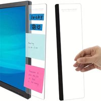 1pcs Right & Left Monitor Memo Board Desk Accessories Computer Display Message Board Computer Sticky Note Clip Office Supplies