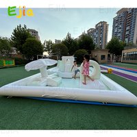 Large 20ft Outdoor Water Game Slide Combo Obstacle Race Water Park Splash Pad Inflatable Soft Playground Bounce House for Party