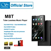 SHANLING M8T Tube Portable HIFI Music Player Android High-Resolution MP3 Bluetooth Walkman dual 4191EQ dual 4499EXDAC chips