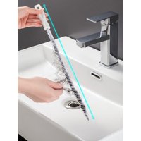 Flexible Pipe Dredging Brush Bathroom Hair Sewer Sink Cleaning Brush Drain Cleaner Clog Plug Hole Remover Tool 45CM