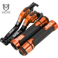 Motorcycle Folding Adjustable Brake Clutch Levers Handlebar Hand Grips ends For 125DUKE 125 DUKE 2011-2020 2021 2022 2023 2024